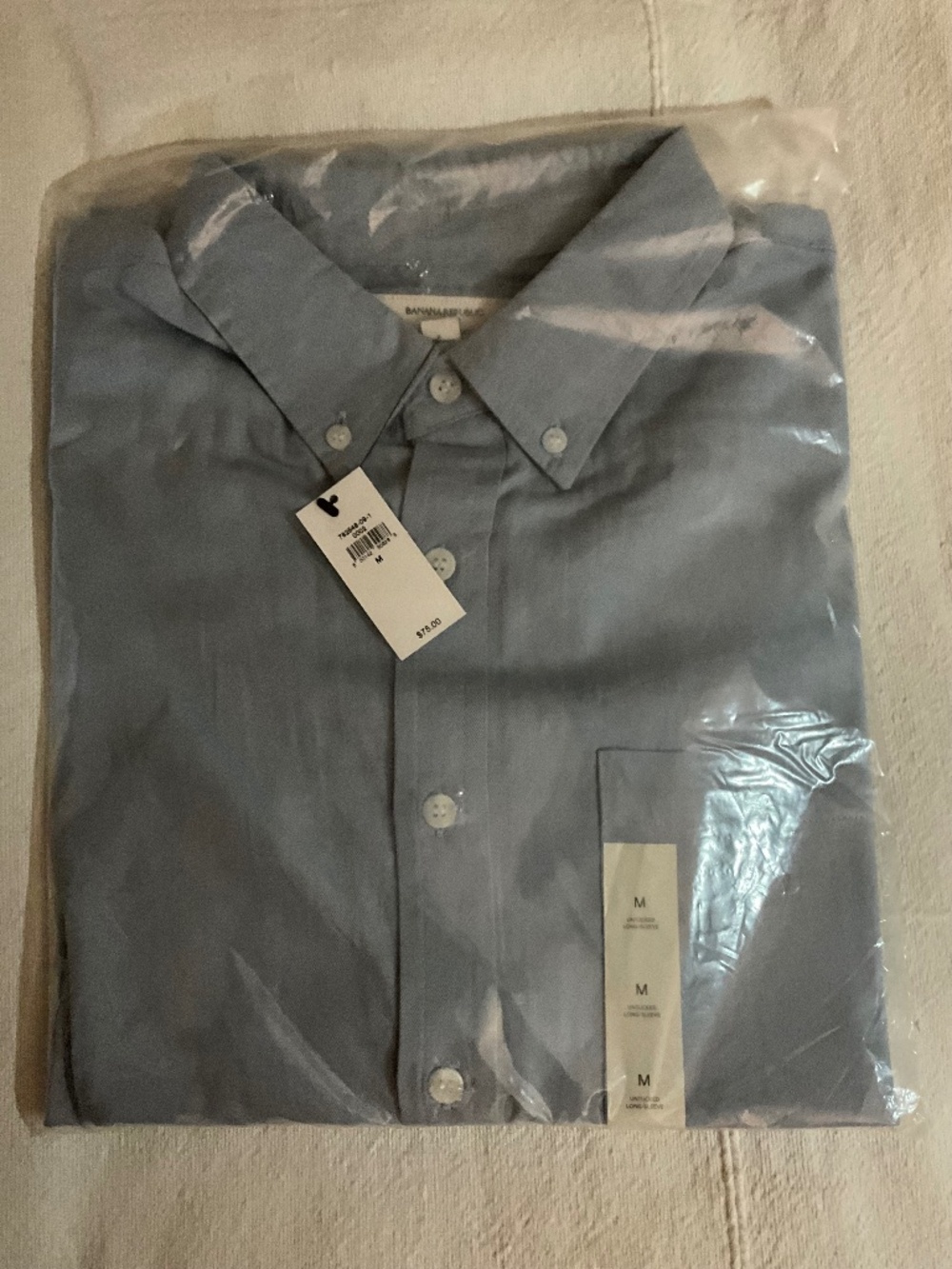 Banana Republic Men’s shirt, M, long sleeve, NIP